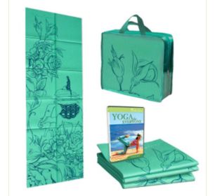 FOLDING YOGA MAT & TOTE (Phtalate-Free Folding Mat)