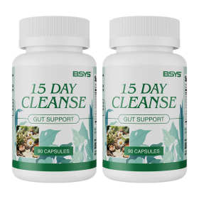BSYS Intestinal Cleanse Capsules Promote Regular Bowel Movements Digestive System Detox Support Gut Health DailyDetox GutHealthCare (Option: 2pcs)