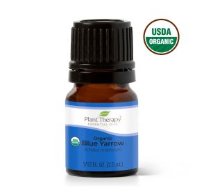 Blue Yarrow Organic Essential Oil (size: 2.5 mL)