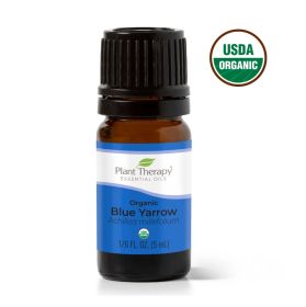 Blue Yarrow Organic Essential Oil (size: 5 mL)
