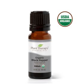 Black Pepper Organic Essential Oil (size: 10 mL)