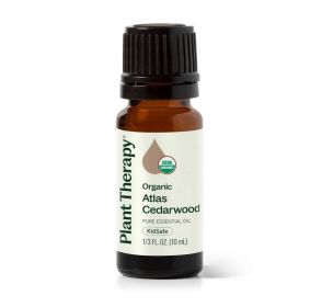Cedarwood Atlas Organic Essential Oil (size: 10 mL)