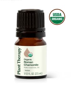 Chamomile Roman Organic Essential Oil (size: 2.5 mL)