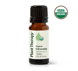 Citronella Organic Essential Oil (size: 10 mL)