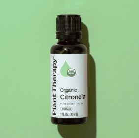 Citronella Organic Essential Oil (size: 30 mL)