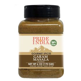 Pride of India | Garam Masala Ground | Warming Spice Blend for Variety of Dishes | Flavorful Mix for Curries and Pilafs | Easy to Use | Ideal for (size: 6 oz)