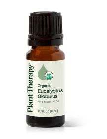 Eucalyptus Globulus Organic Essential Oil (size: 10 mL)