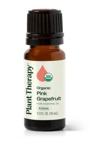 Grapefruit Pink Organic Essential Oil (size: 10 mL)