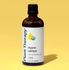 Organic Lemon Essential Oil (size: 100 mL)